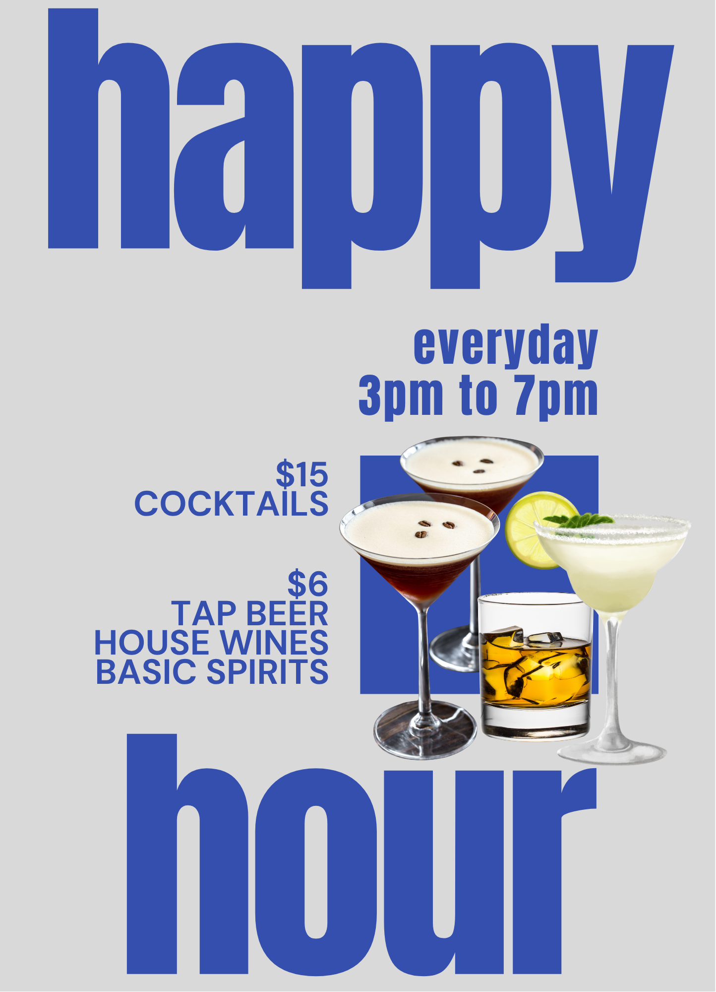 Join Us For Happy Hour!