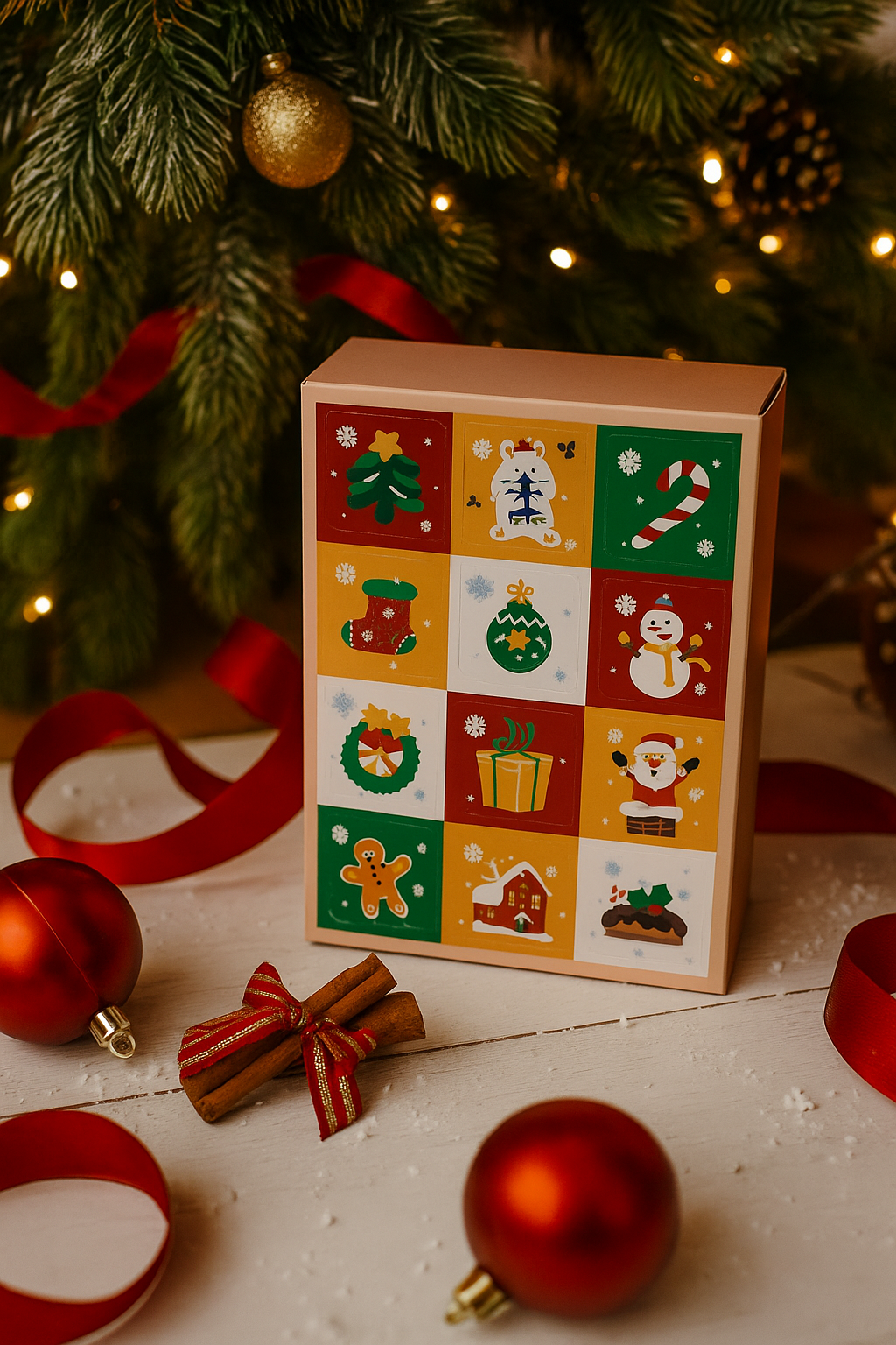 12 Days of Chocolate - Christmas Advent Gift Box (12 pack)