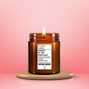 Sunday By The Fireplace Soy Wax Candle