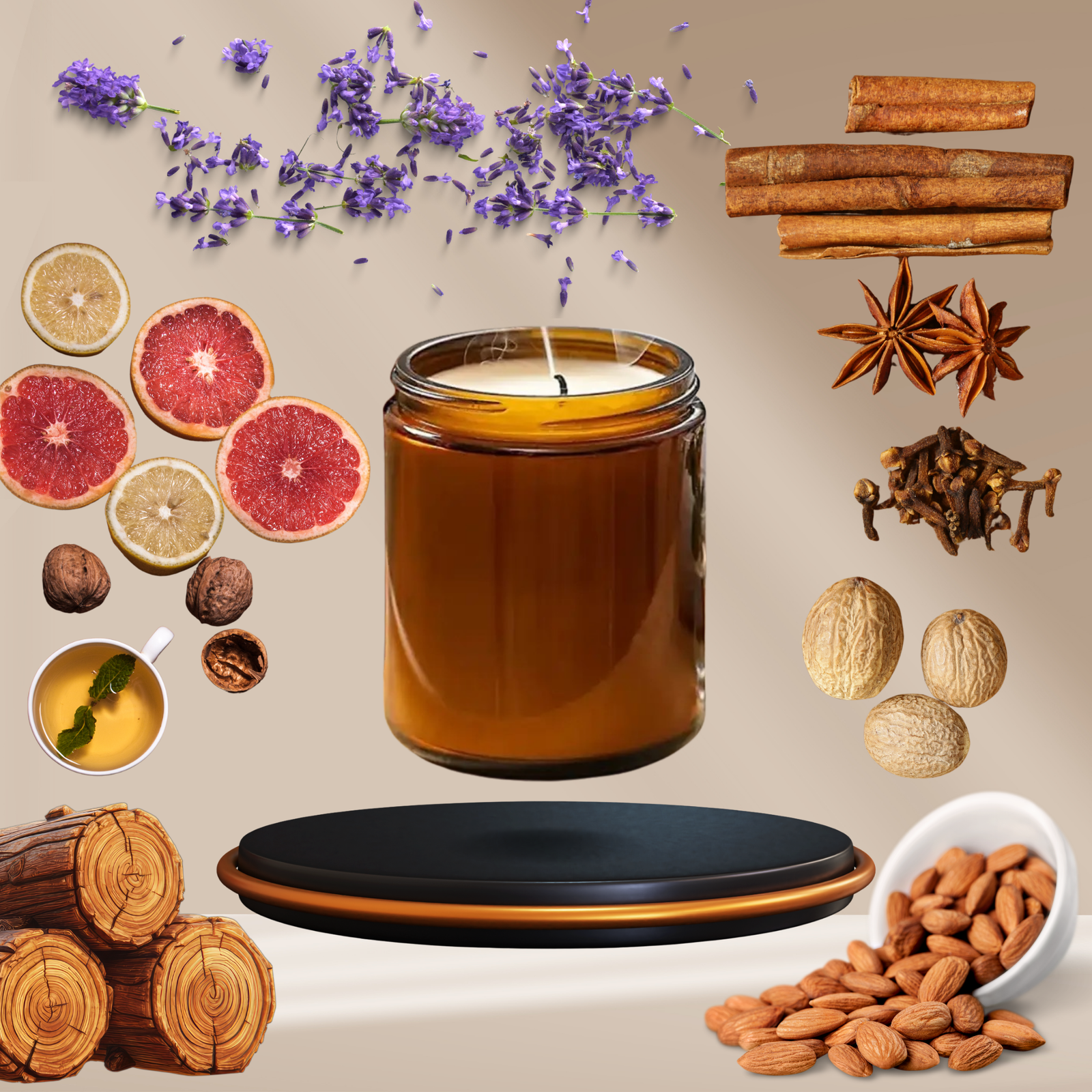 Sunday By The Fireplace Soy Wax Candle